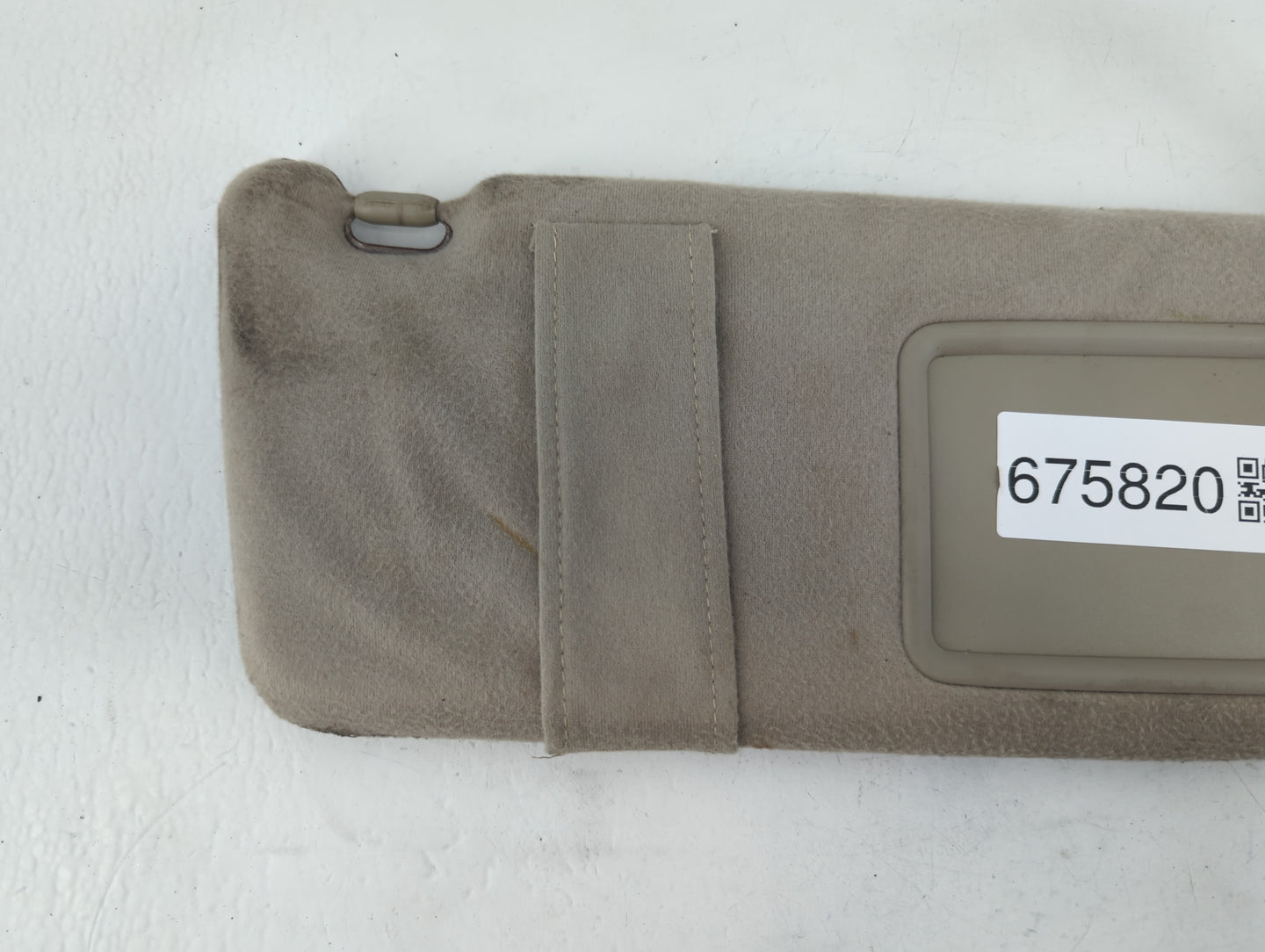 2007-2011 Toyota Camry Sun Visor Shade Replacement Passenger Right Mirror Fits Fits 2007 2008 2009 2010 2011 OEM Used Auto P