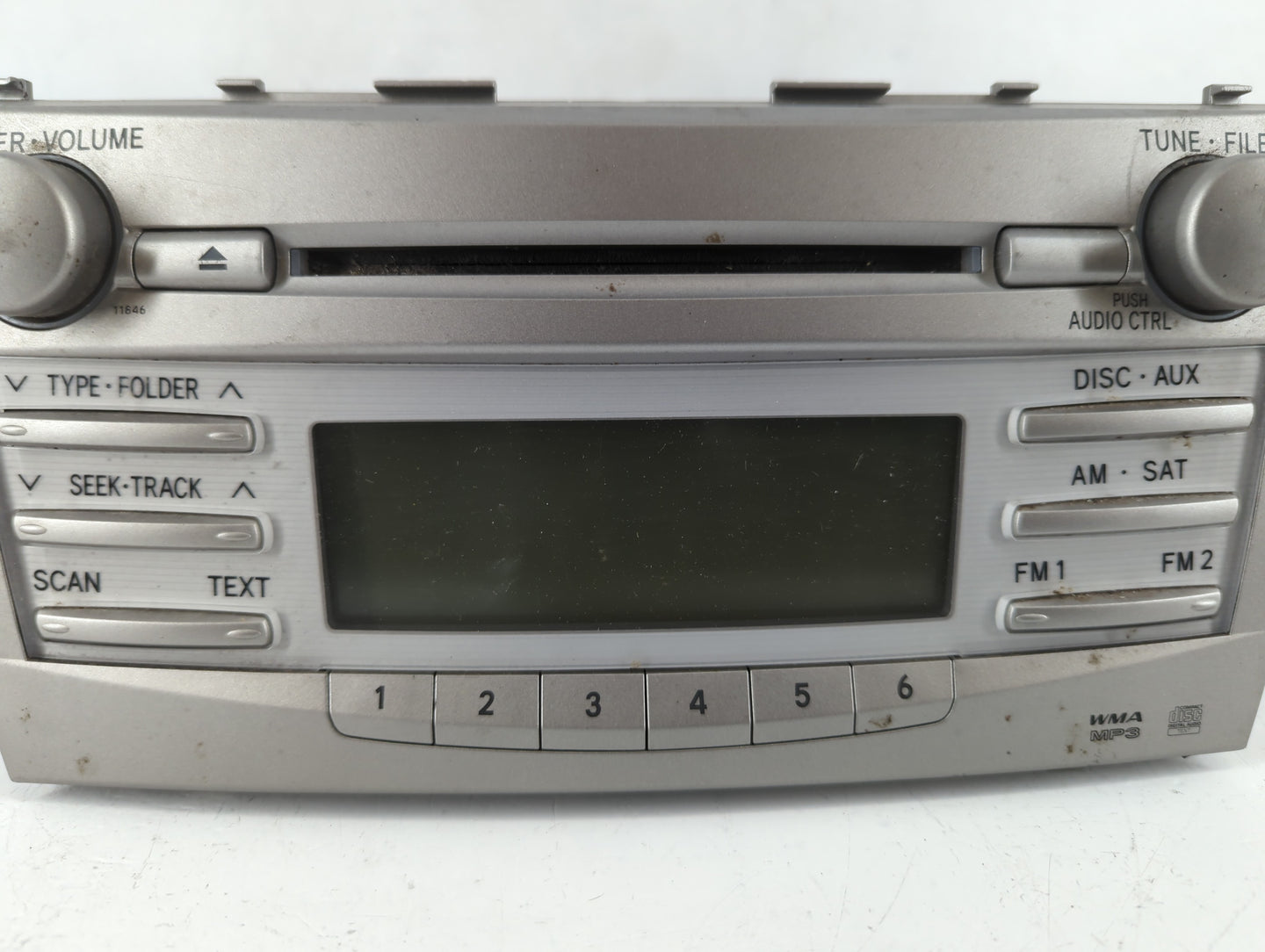 2010-2011 Toyota Camry Radio AM FM Cd Player Receiver Replacement P/N:86120-06480 Fits Fits 2010 2011 OEM Used Auto Parts - 