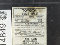 2010-2011 Toyota Camry Radio AM FM Cd Player Receiver Replacement P/N:86120-06480 Fits Fits 2010 2011 OEM Used Auto Parts - 