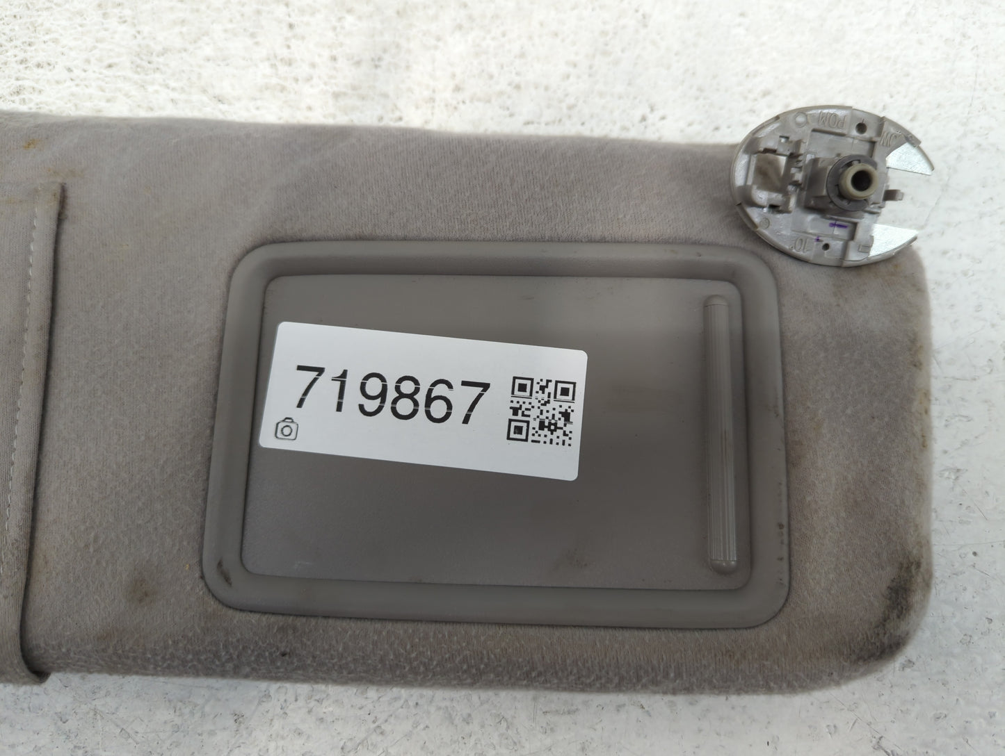 2007-2011 Toyota Camry Sun Visor Shade Replacement Passenger Right Mirror Fits Fits 2007 2008 2009 2010 2011 OEM Used Auto P