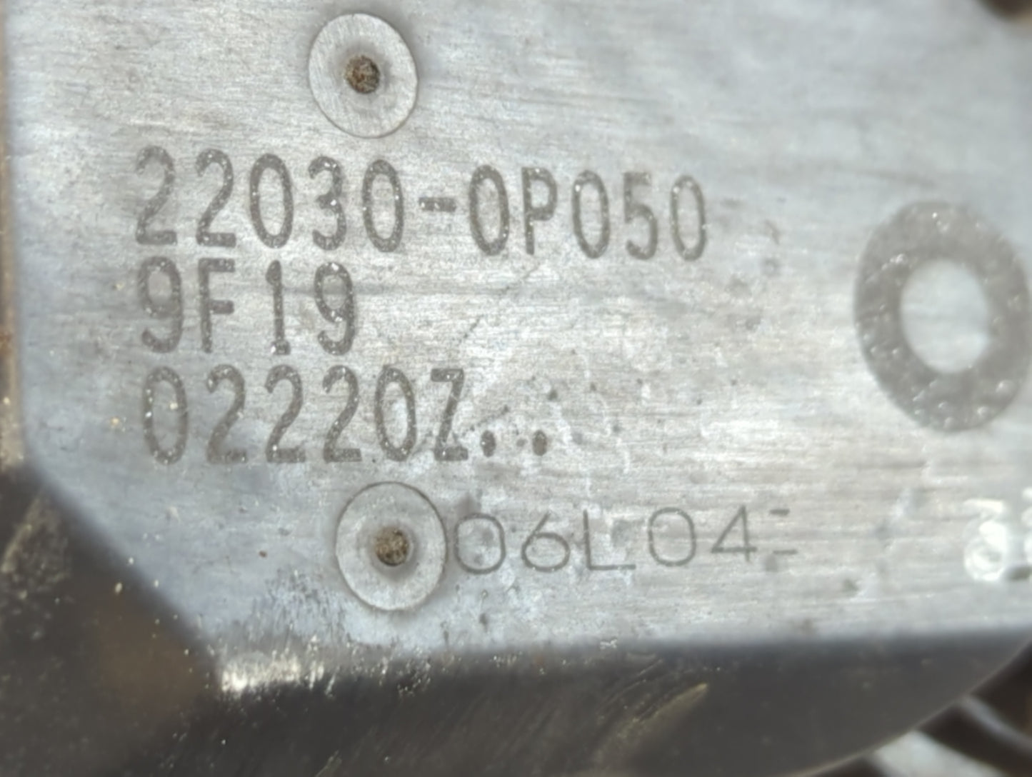 2007-2017 Toyota Camry Throttle Body P/N:22030-0P050 Fits OEM Used Auto Parts - Oemusedautoparts1.com