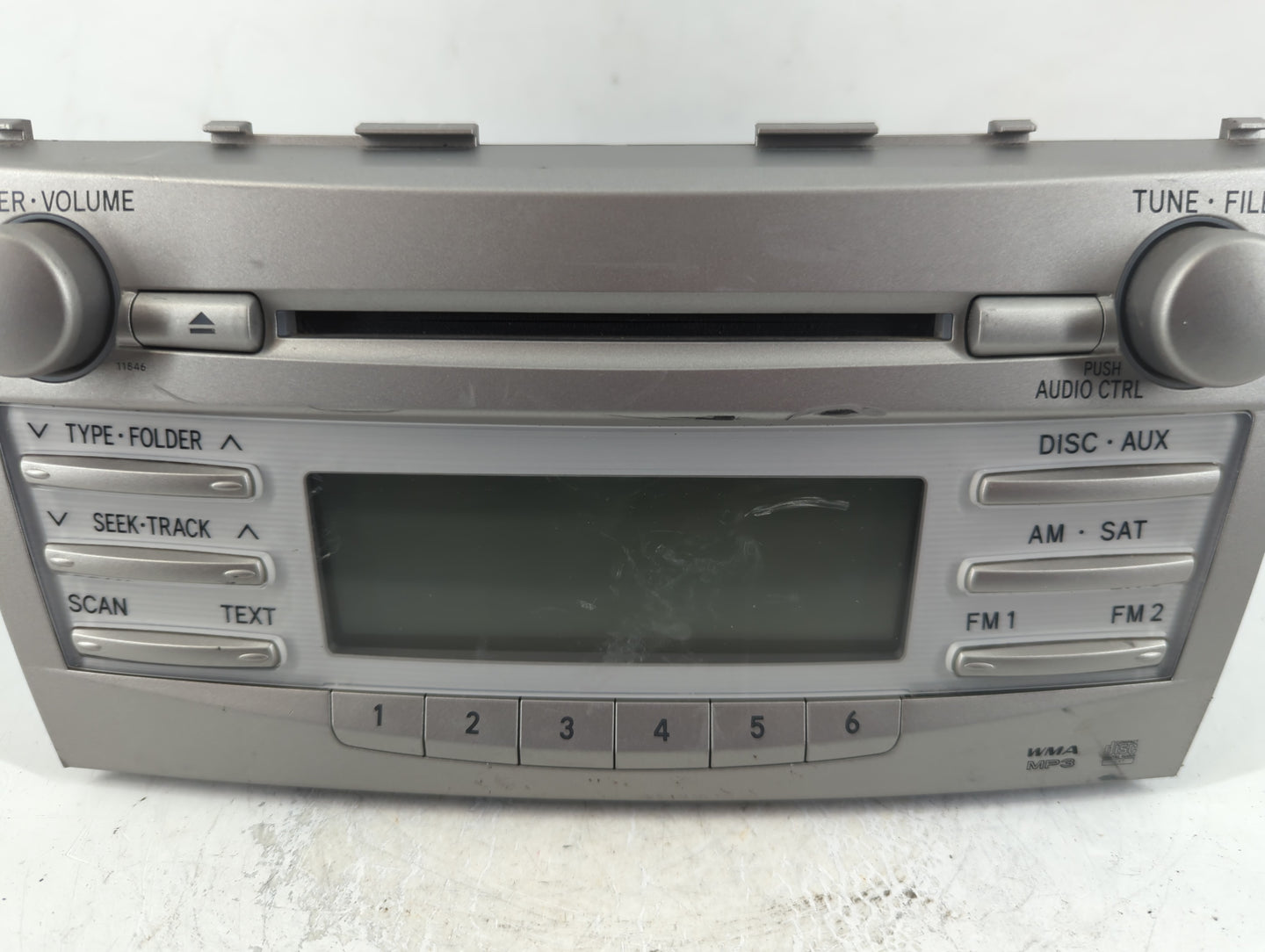 2010-2011 Toyota Camry Radio AM FM Cd Player Receiver Replacement P/N:86120-06480 Fits Fits 2010 2011 OEM Used Auto Parts - 