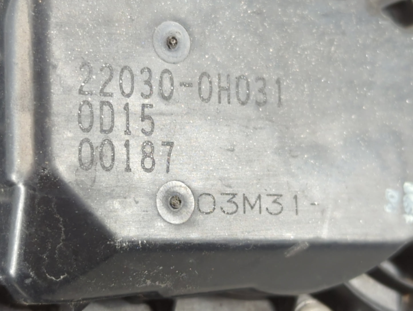 2007-2011 Toyota Camry Throttle Body P/N:22030-0H031 Fits Fits 2006 2007 2008 2009 2010 2011 2012 2013 2014 2015 OEM Used Au