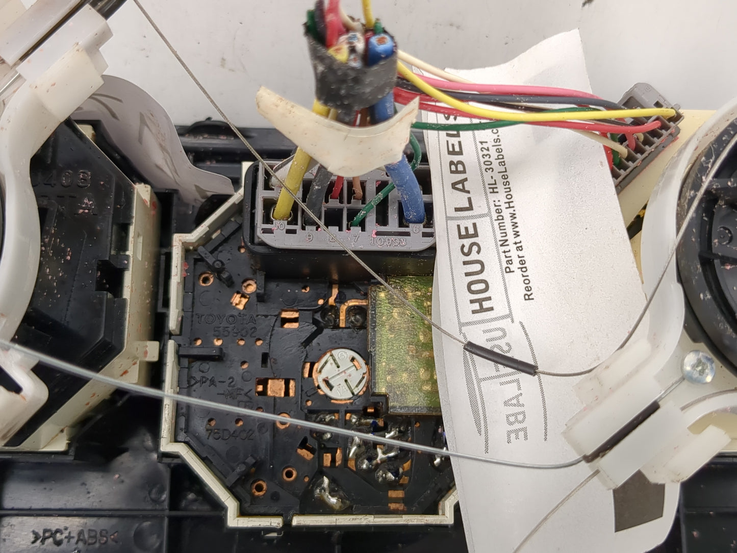 2009-2013 Toyota Corolla Climate Control Module Temperature AC/Heater Replacement P/N:55901 75D401 Fits OEM Used Auto Parts 