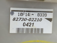 2009-2013 Toyota Corolla Fusebox Fuse Box Panel Relay Module P/N:82730-02210 Fits Fits 2009 2010 2011 2012 2013 2014 OEM Use