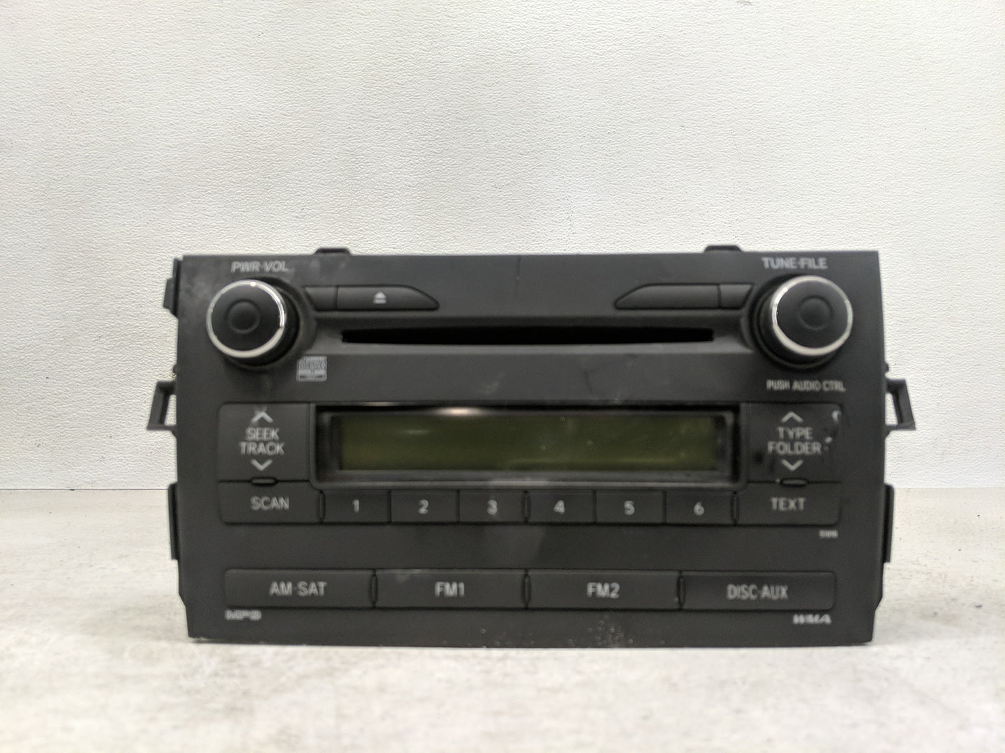 2010 Toyota Corolla Radio AM FM Cd Player Receiver Replacement P/N:86120-12D10 Fits OEM Used Auto Parts - Oemusedautoparts1.