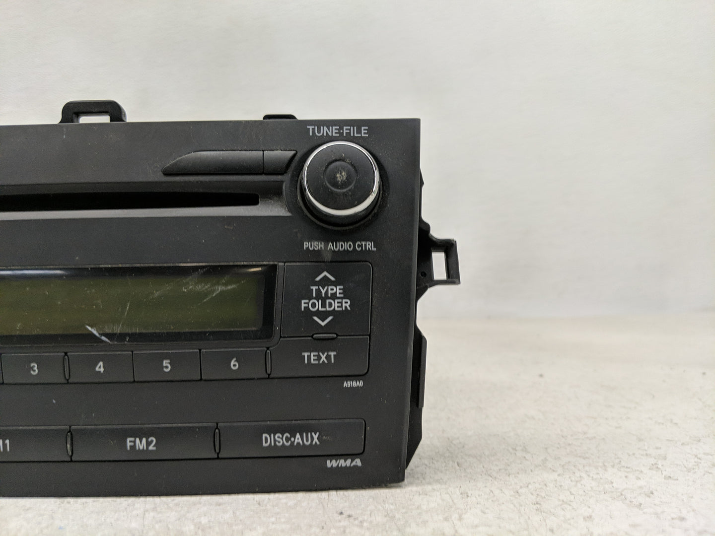 2009-2010 Toyota Corolla Radio AM FM Cd Player Receiver Replacement Fits Fits 2009 2010 OEM Used Auto Parts - Oemusedautopar