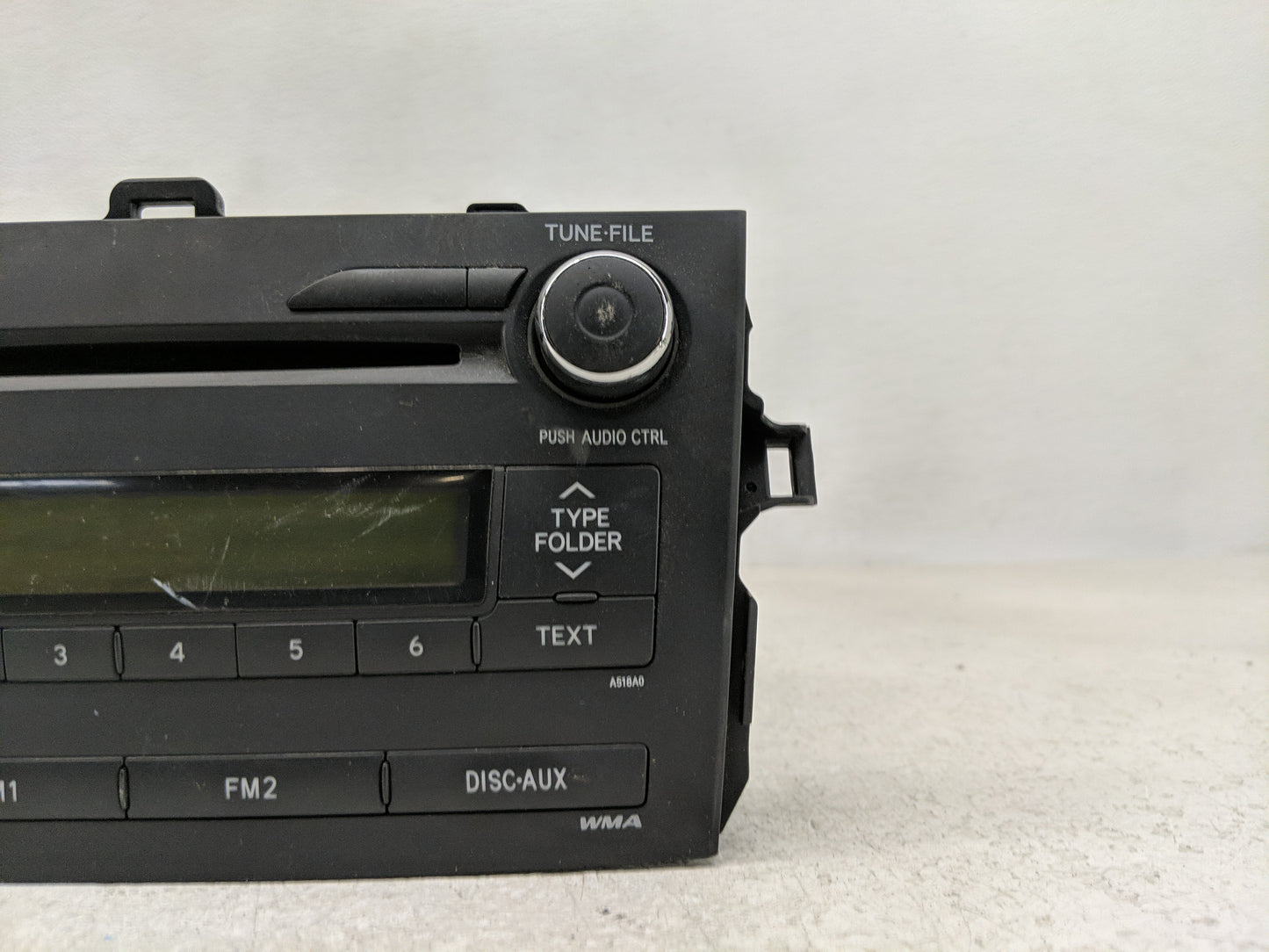 2009-2010 Toyota Corolla Radio AM FM Cd Player Receiver Replacement Fits Fits 2009 2010 OEM Used Auto Parts - Oemusedautopar