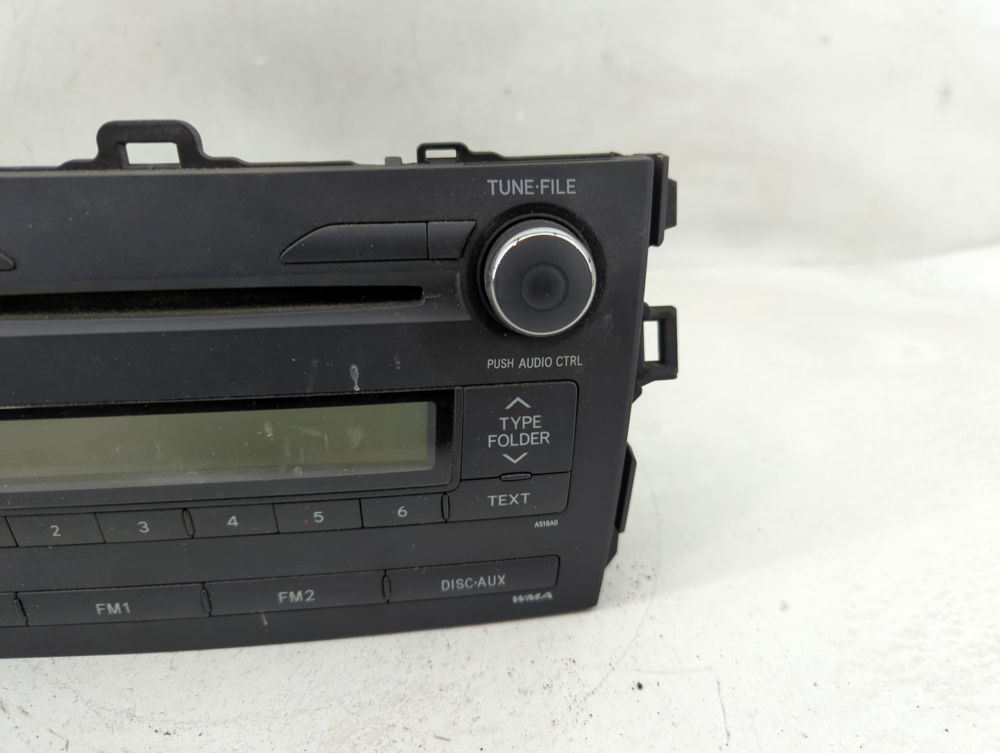 2009-2010 Toyota Corolla Radio AM FM Cd Player Receiver Replacement P/N:86120-02A90 Fits Fits 2009 2010 OEM Used Auto Parts 