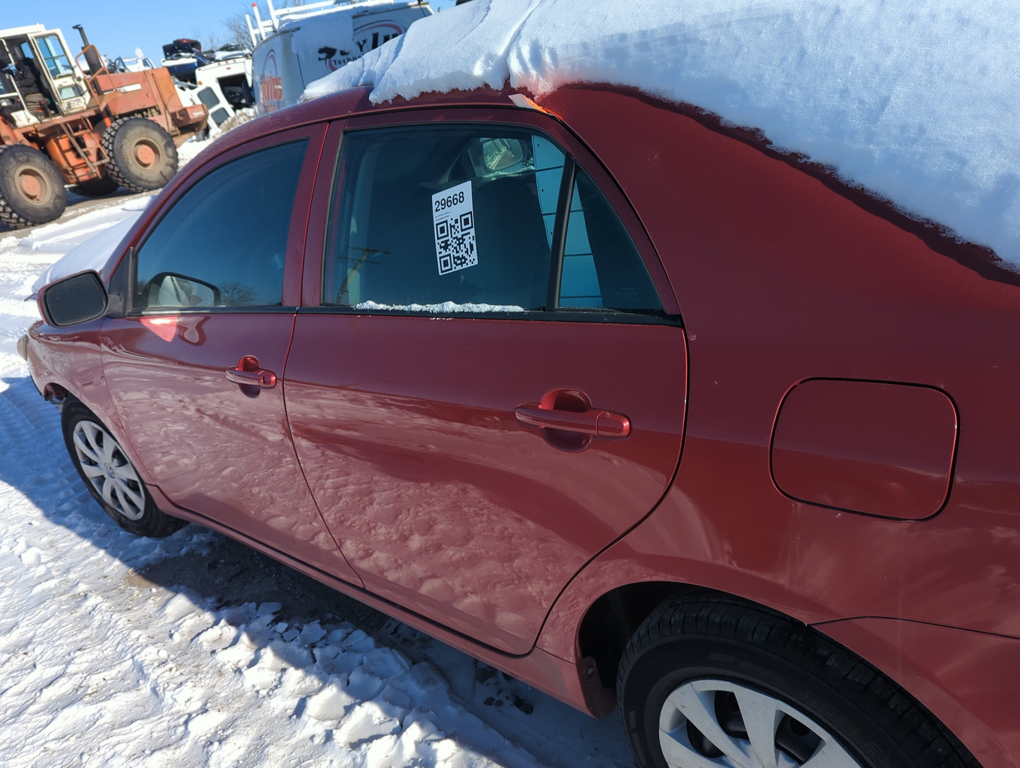 2009-2013 Toyota Corolla Driver Rear Door Oem - Oemusedautoparts1.com