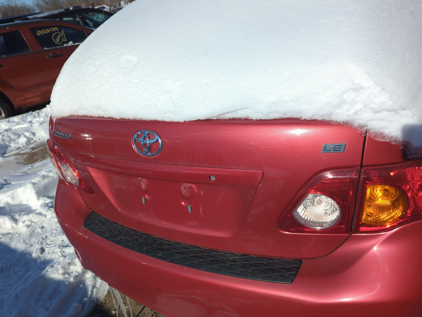 2009-2010 Toyota Corolla Trunk/decklid/hatch/tailgate Oem - Oemusedautoparts1.com