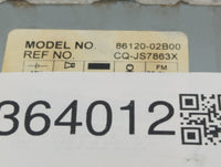 2009-2010 Toyota Corolla Radio AM FM Cd Player Receiver Replacement P/N:86120-02B00 86120-02A90 Fits Fits 2009 2010 OEM Used