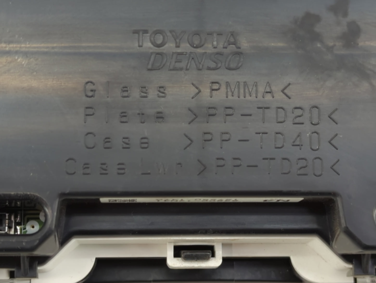 2010 Toyota Corolla Instrument Cluster Speedometer Gauges Fits OEM Used Auto Parts - Oemusedautoparts1.com