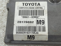 2009-2010 Toyota Corolla PCM Engine Control Computer ECU ECM PCU OEM P/N:89661-02M92 Fits Fits 2009 2010 OEM Used Auto Parts