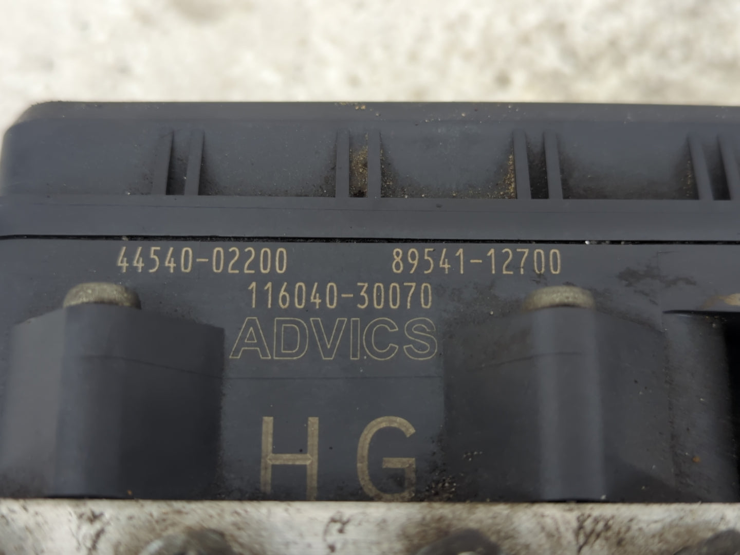 2009-2010 Toyota Corolla ABS Pump Control Module Replacement P/N:116040-30070 89541-12700, 44540-02200 Fits Fits 2009 2010 O