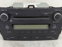 2009-2010 Toyota Corolla Radio AM FM Cd Player Receiver Replacement P/N:86120-02B10 Fits Fits 2009 2010 OEM Used Auto Parts 