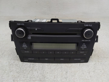 2009-2010 Toyota Corolla Radio AM FM Cd Player Receiver Replacement P/N:85120-02A90 Fits Fits 2009 2010 OEM Used Auto Parts 