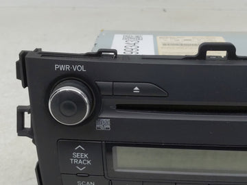 2009-2010 Toyota Corolla Radio AM FM Cd Player Receiver Replacement P/N:85120-02A90 Fits Fits 2009 2010 OEM Used Auto Parts