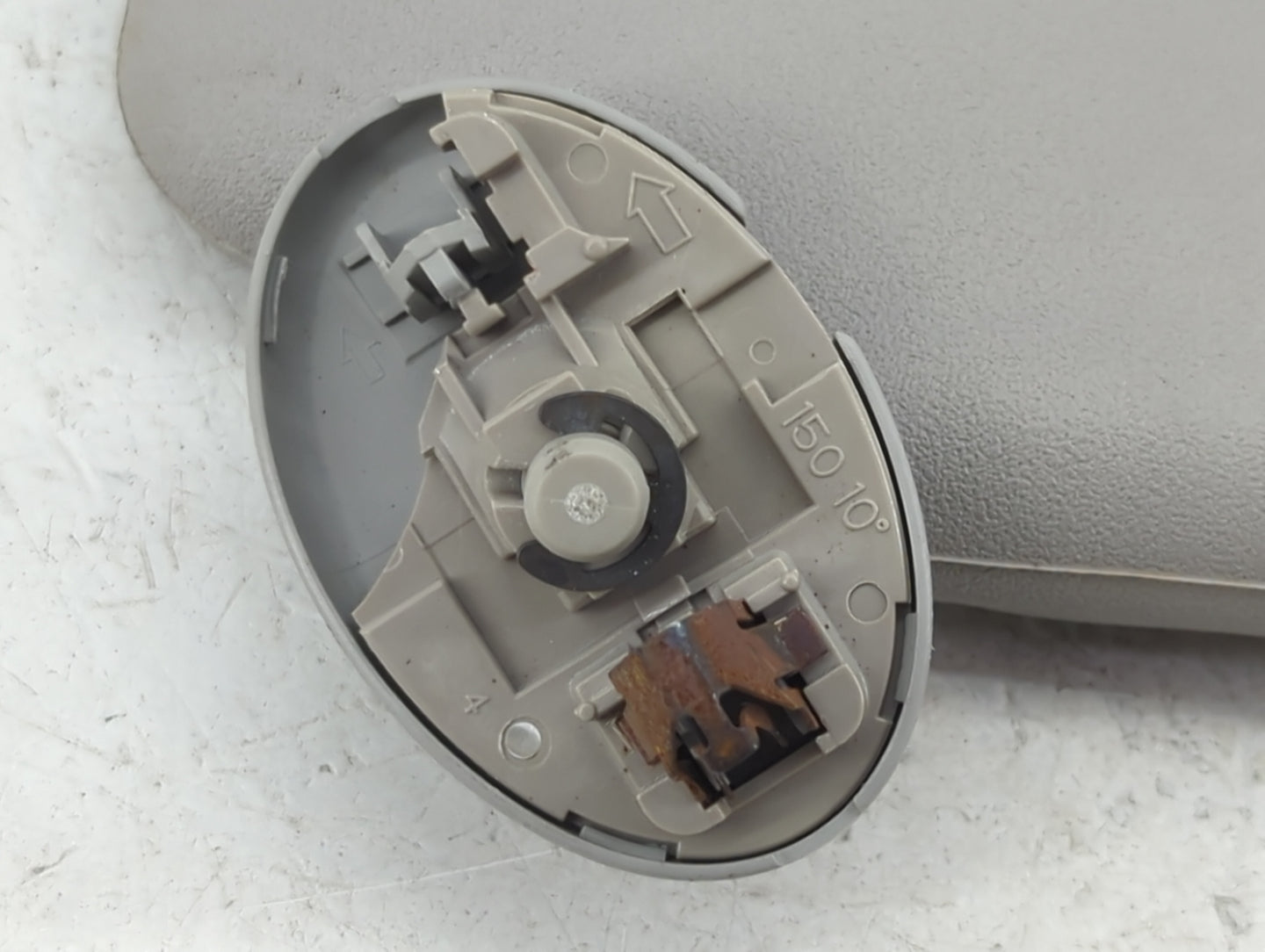 2009-2013 Toyota Corolla Sun Visor Shade Replacement Driver Left Mirror Fits Fits 2009 2010 2011 2012 2013 OEM Used Auto Par