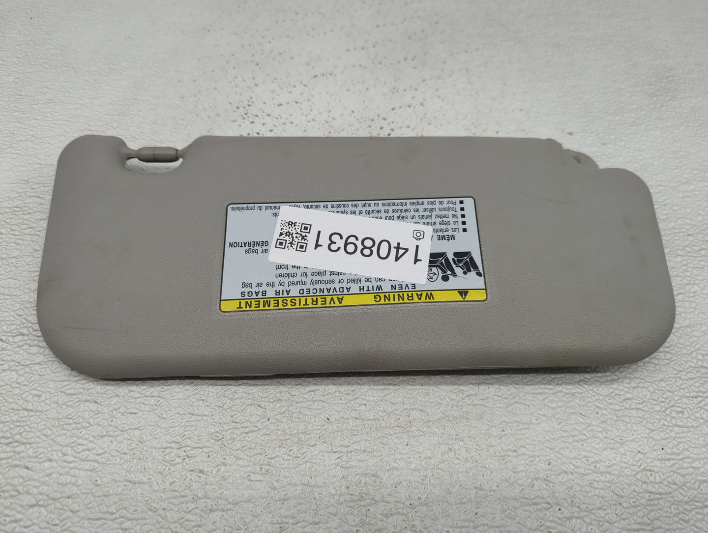2009-2013 Toyota Corolla Sun Visor Shade Replacement Driver Left Mirror Fits Fits 2009 2010 2011 2012 2013 OEM Used Auto Par