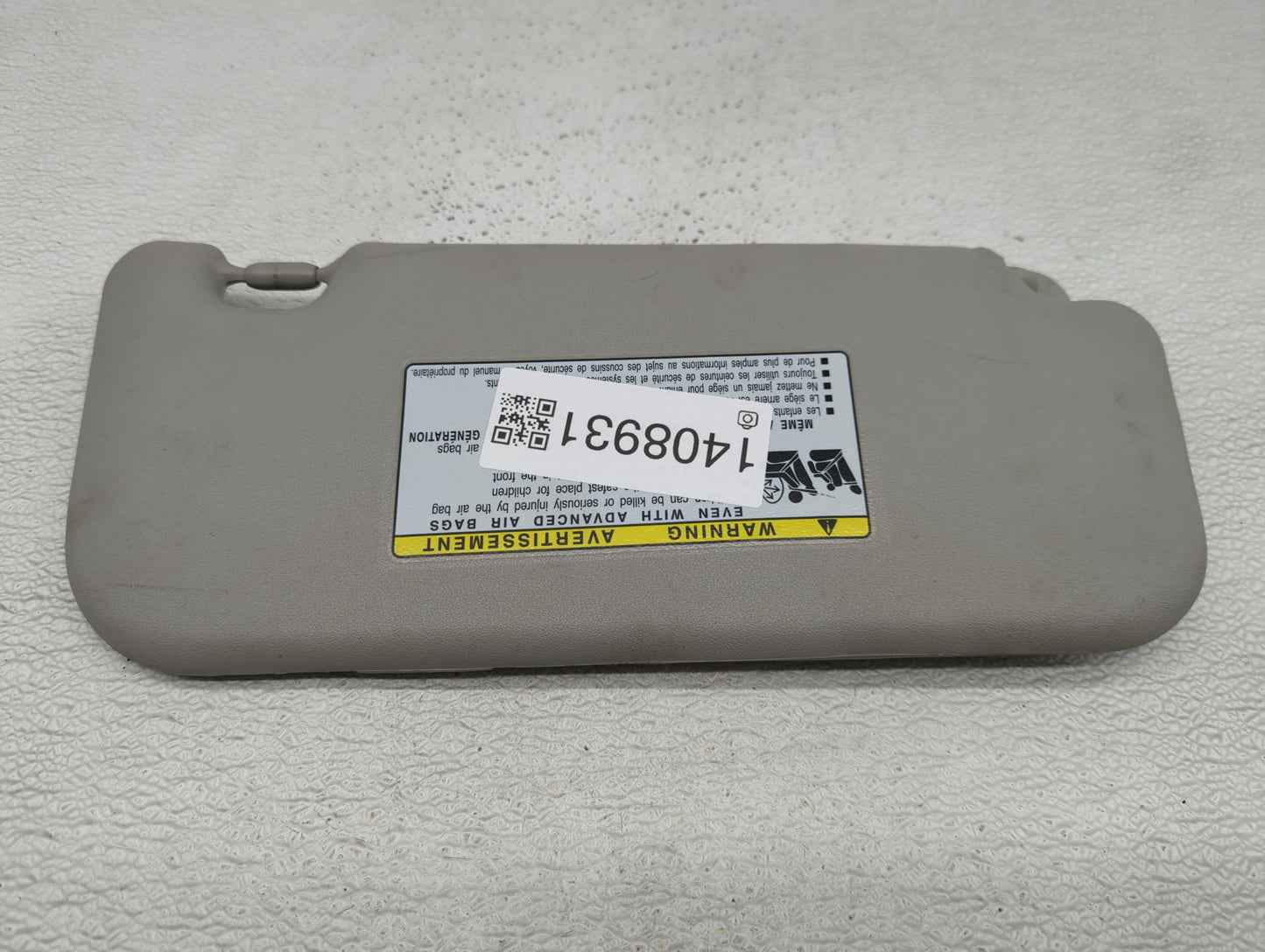 2009-2013 Toyota Corolla Sun Visor Shade Replacement Driver Left Mirror Fits Fits 2009 2010 2011 2012 2013 OEM Used Auto Par