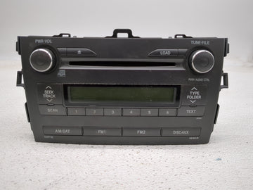 2009-2010 Toyota Corolla Radio AM FM Cd Player Receiver Replacement Fits Fits 2009 2010 OEM Used Auto Parts - Oemusedautopar