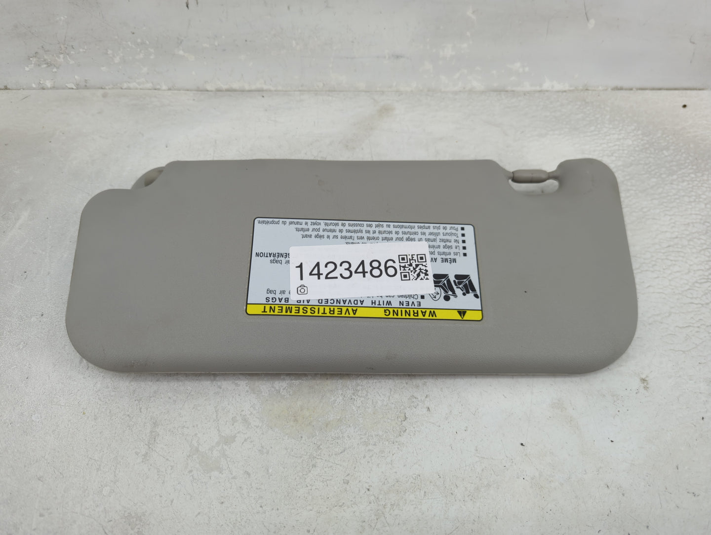 2009-2013 Toyota Corolla Sun Visor Shade Replacement Passenger Right Mirror Fits Fits 2009 2010 2011 2012 2013 OEM Used Auto