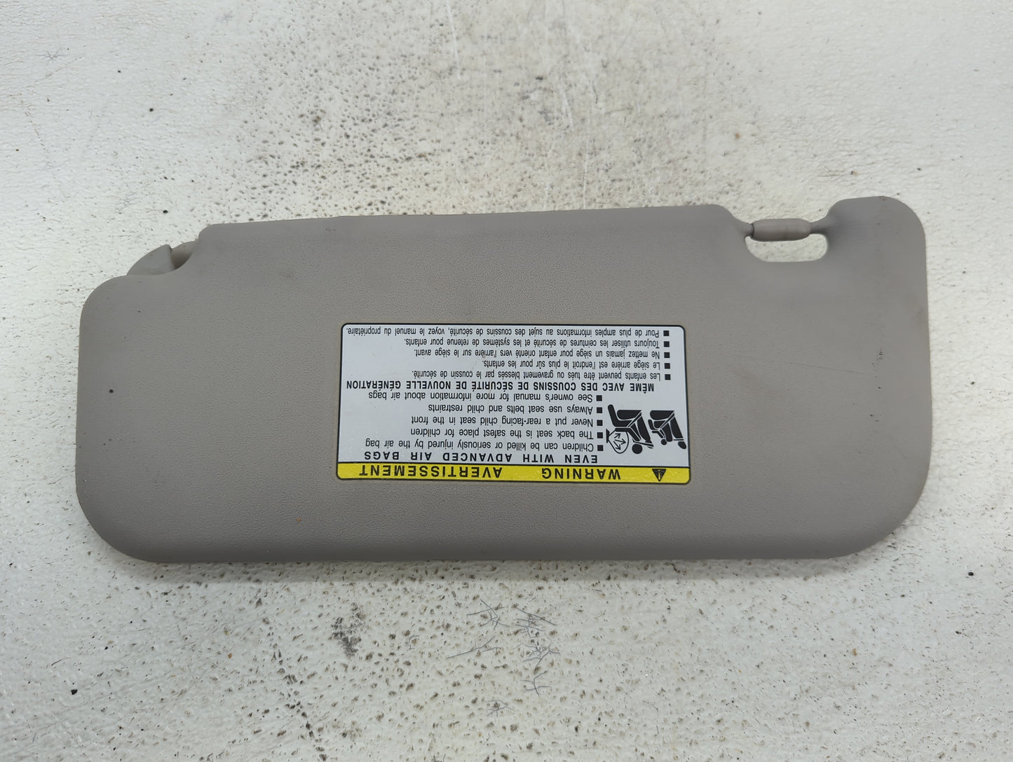 2009-2013 Toyota Corolla Sun Visor Shade Replacement Passenger Right Mirror Fits Fits 2009 2010 2011 2012 2013 OEM Used Auto