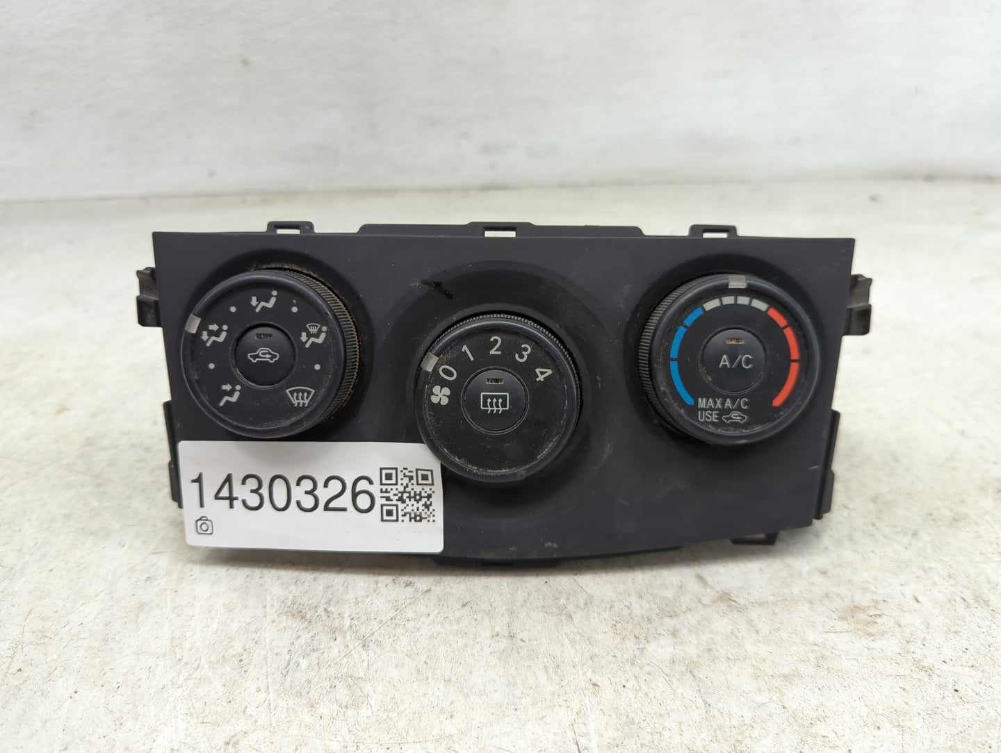 2009-2013 Toyota Corolla Climate Control Module Temperature AC/Heater Replacement P/N:645-0C06 12200 Fits OEM Used Auto Part