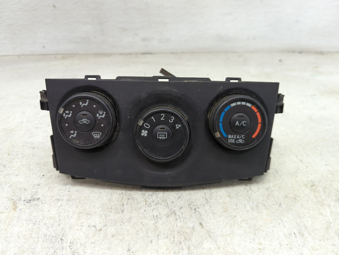 2010 Toyota Corolla Climate Control Module Temperature AC/Heater Replacement Fits OEM Used Auto Parts - Oemusedautoparts1.co