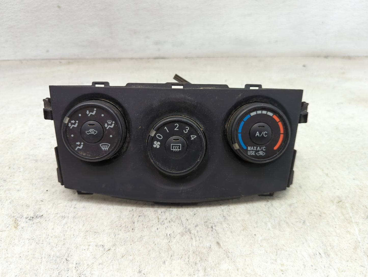 2010 Toyota Corolla Climate Control Module Temperature AC/Heater Replacement Fits OEM Used Auto Parts - Oemusedautoparts1.co