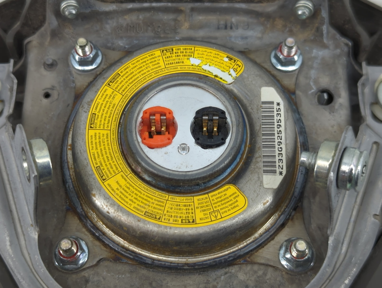 2010 Toyota Corolla Air Bag Driver Left Steering Wheel Mounted P/N:Z33G9259535 Fits OEM Used Auto Parts - Oemusedautoparts1.