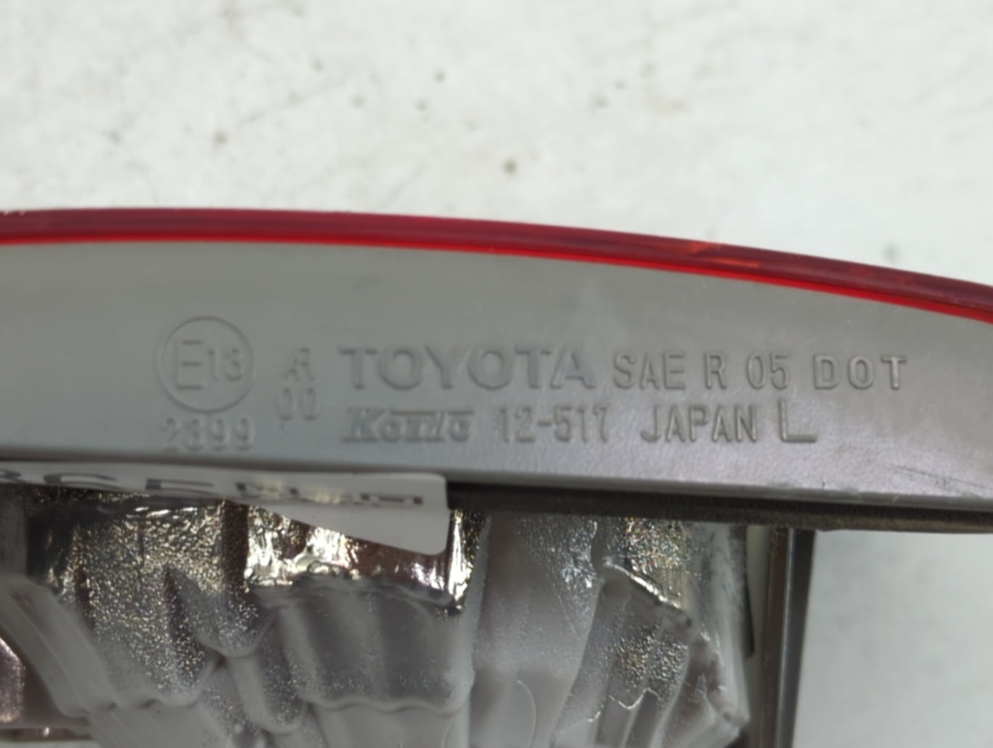 2009-2010 Toyota Corolla Tail Light Assembly Passenger Right OEM Fits Fits 2009 2010 OEM Used Auto Parts - Oemusedautoparts1