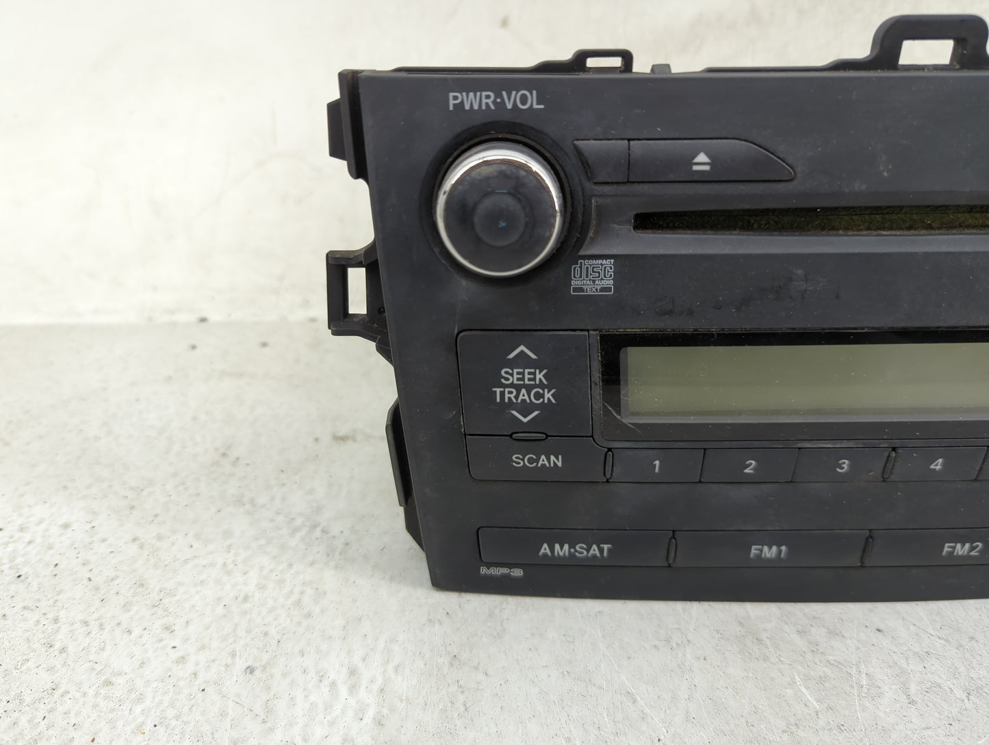 2009-2010 Toyota Corolla Radio AM FM Cd Player Receiver Replacement P/N:86120-02A90 CQ-JS7862X Fits Fits 2009 2010 OEM Used 