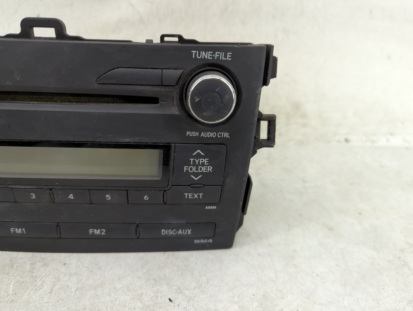 2009-2010 Toyota Corolla Radio AM FM Cd Player Receiver Replacement P/N:86120-02A90 CQ-JS7862X Fits Fits 2009 2010 OEM Used 