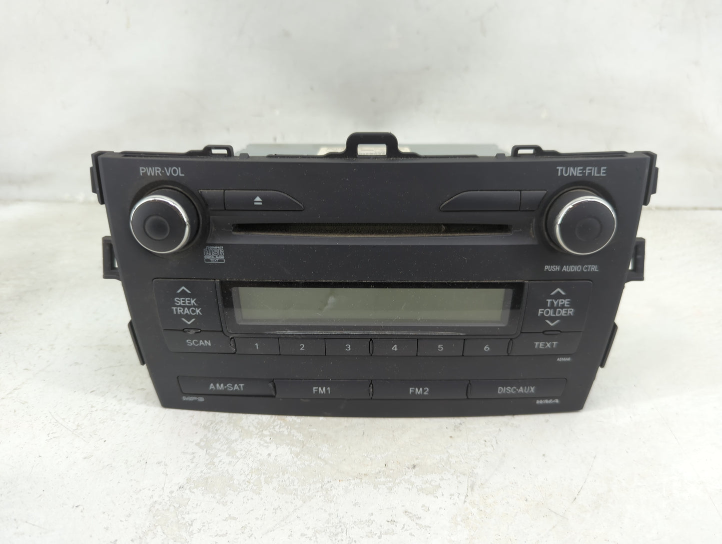2009-2010 Toyota Corolla Radio AM FM Cd Player Receiver Replacement P/N:86120-02A90 CQ-JS7862X Fits Fits 2009 2010 OEM Used 