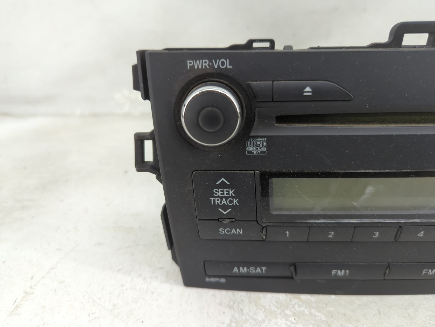 2009-2010 Toyota Corolla Radio AM FM Cd Player Receiver Replacement P/N:86120-02A90 CQ-JS7862X Fits Fits 2009 2010 OEM Used 