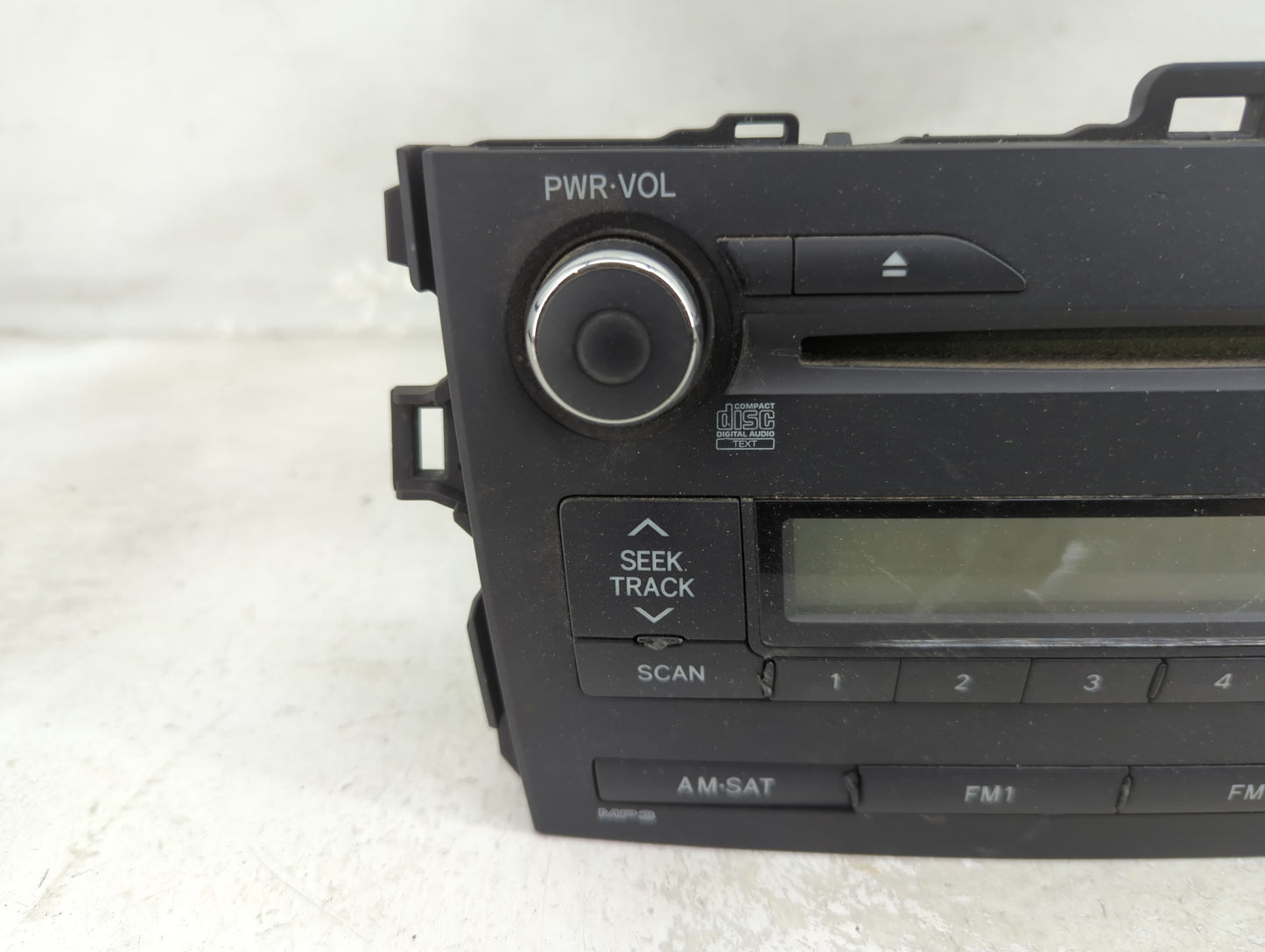 2009-2010 Toyota Corolla Radio AM FM Cd Player Receiver Replacement P/N:86120-02A90 CQ-JS7862X Fits Fits 2009 2010 OEM Used 