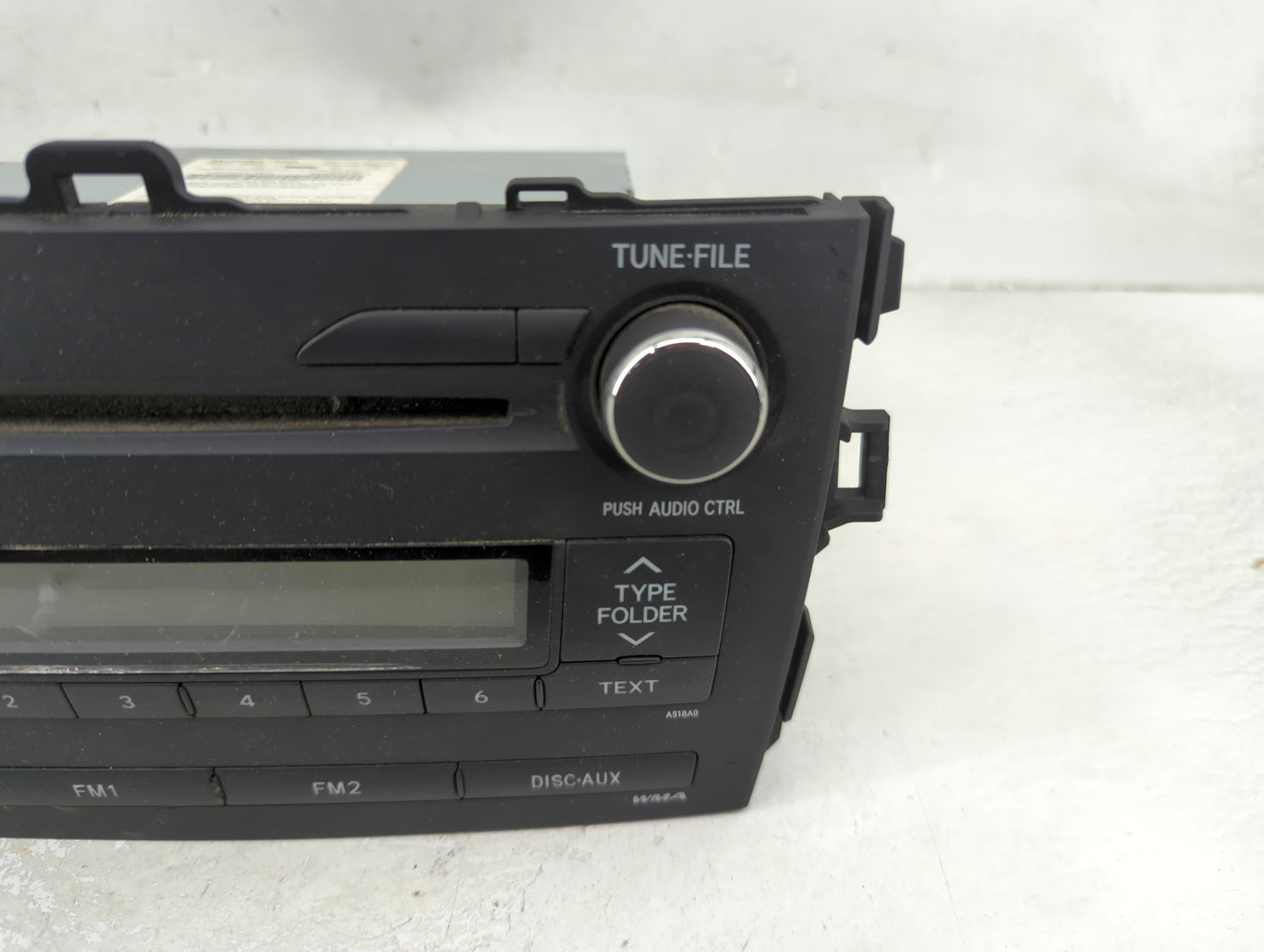 2009-2010 Toyota Corolla Radio AM FM Cd Player Receiver Replacement P/N:86120-02A90 CQ-JS7862X Fits Fits 2009 2010 OEM Used 