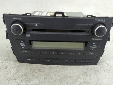 2009-2010 Toyota Corolla Radio AM FM Cd Player Receiver Replacement P/N:86120-02A90 CQ-JS7862X Fits Fits 2009 2010 OEM Used 