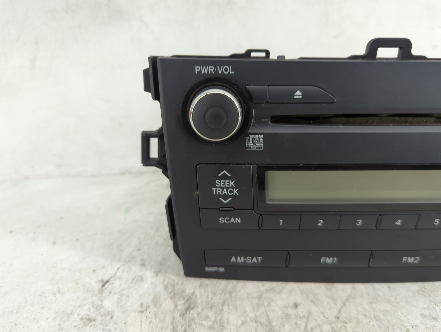 2009-2010 Toyota Corolla Radio AM FM Cd Player Receiver Replacement P/N:86120-02A90 CQ-JS7862X Fits Fits 2009 2010 OEM Used 