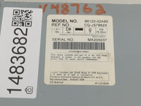 2009-2010 Toyota Corolla Radio AM FM Cd Player Receiver Replacement P/N:86120-02A90 CQ-JS7862X Fits Fits 2009 2010 OEM Used 