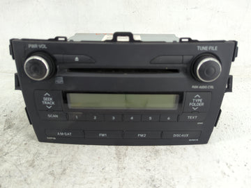 2009-2010 Toyota Corolla Radio AM FM Cd Player Receiver Replacement P/N:86120-02A90 CQ-JS7862X Fits Fits 2009 2010 OEM Used 