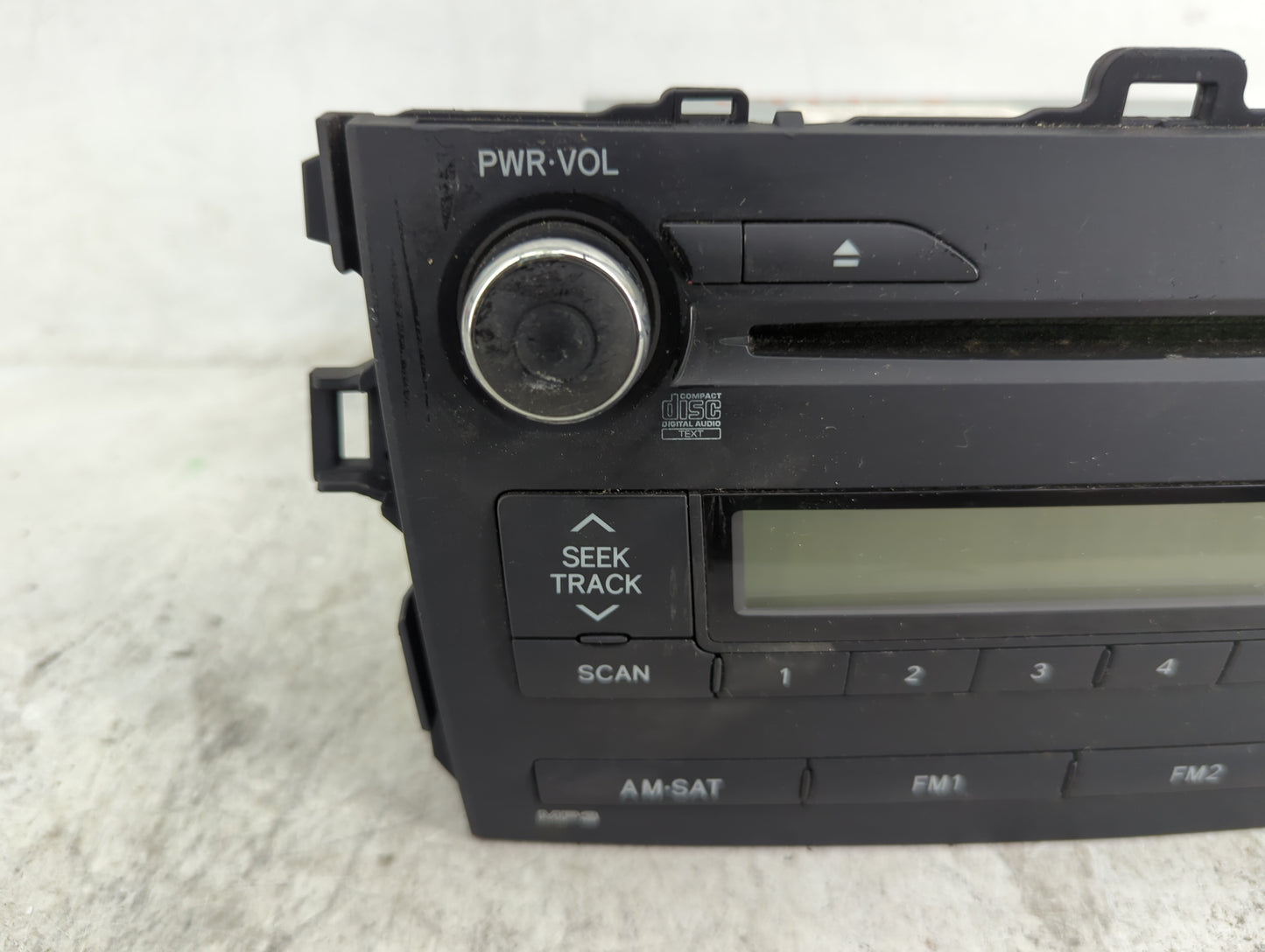 2009-2010 Toyota Corolla Radio AM FM Cd Player Receiver Replacement P/N:86120-02A90 CQ-JS7862X Fits Fits 2009 2010 OEM Used 