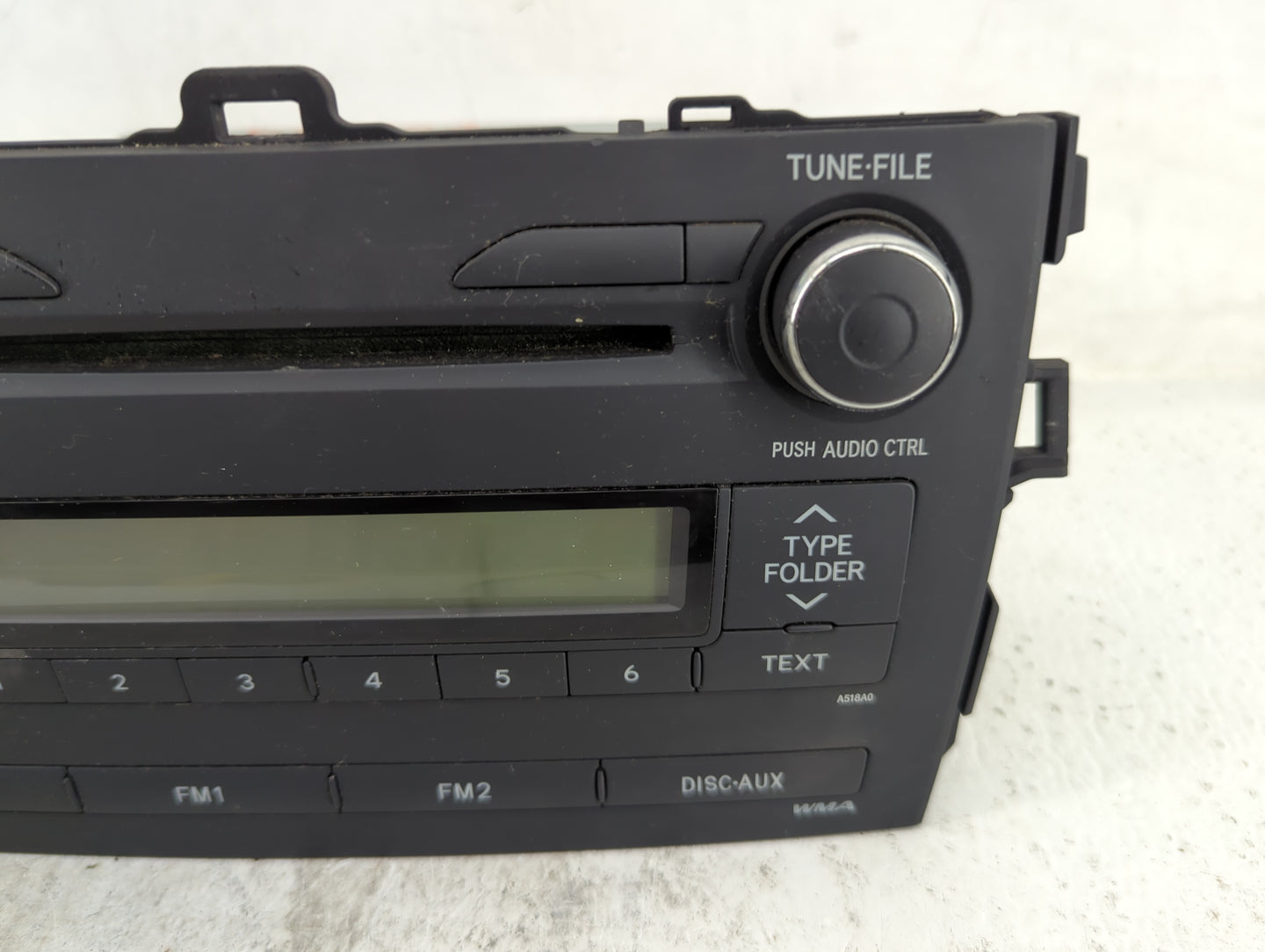2009-2010 Toyota Corolla Radio AM FM Cd Player Receiver Replacement P/N:86120-02A90 CQ-JS7862X Fits Fits 2009 2010 OEM Used 