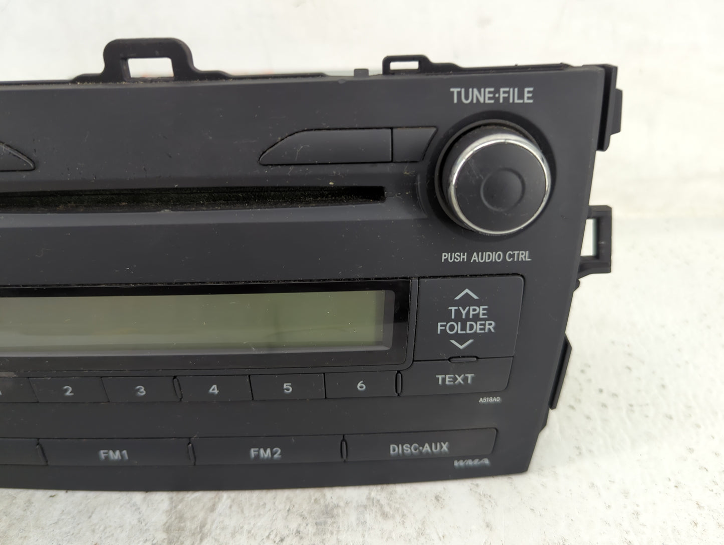 2009-2010 Toyota Corolla Radio AM FM Cd Player Receiver Replacement P/N:86120-02A90 CQ-JS7862X Fits Fits 2009 2010 OEM Used 