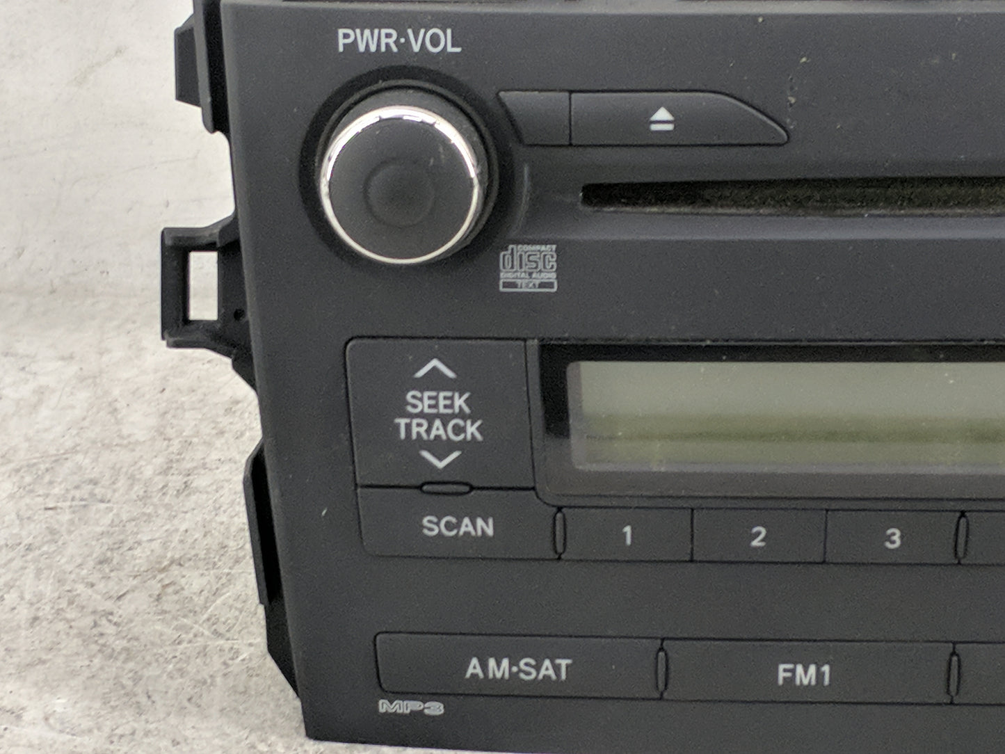 2009-2010 Toyota Corolla Radio AM FM Cd Player Receiver Replacement P/N:86120-02A90 CQ-JS7862X Fits Fits 2009 2010 OEM Used 
