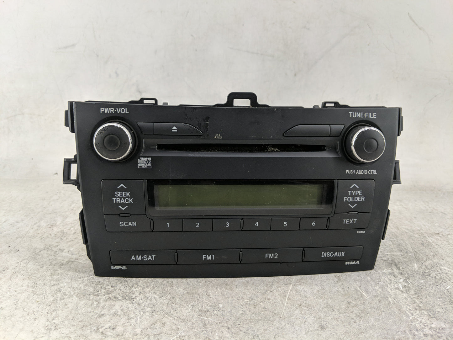 2009-2010 Toyota Corolla Radio AM FM Cd Player Receiver Replacement P/N:86120-02A90 CQ-JS7862X Fits Fits 2009 2010 OEM Used 