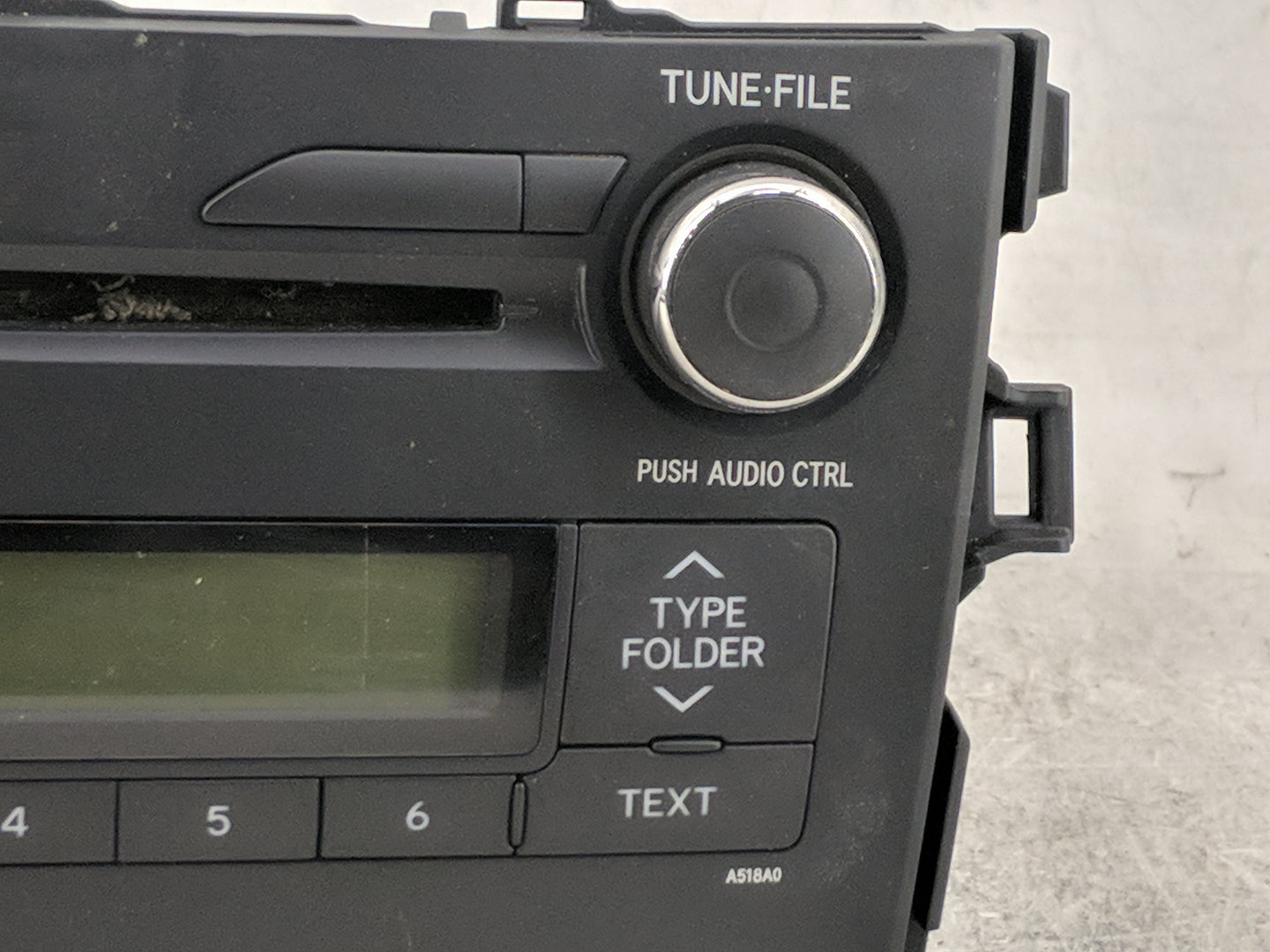 2009-2010 Toyota Corolla Radio AM FM Cd Player Receiver Replacement P/N:86120-02A90 CQ-JS7862X Fits Fits 2009 2010 OEM Used 