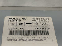2009-2010 Toyota Corolla Radio AM FM Cd Player Receiver Replacement P/N:86120-02A90 CQ-JS7862X Fits Fits 2009 2010 OEM Used 
